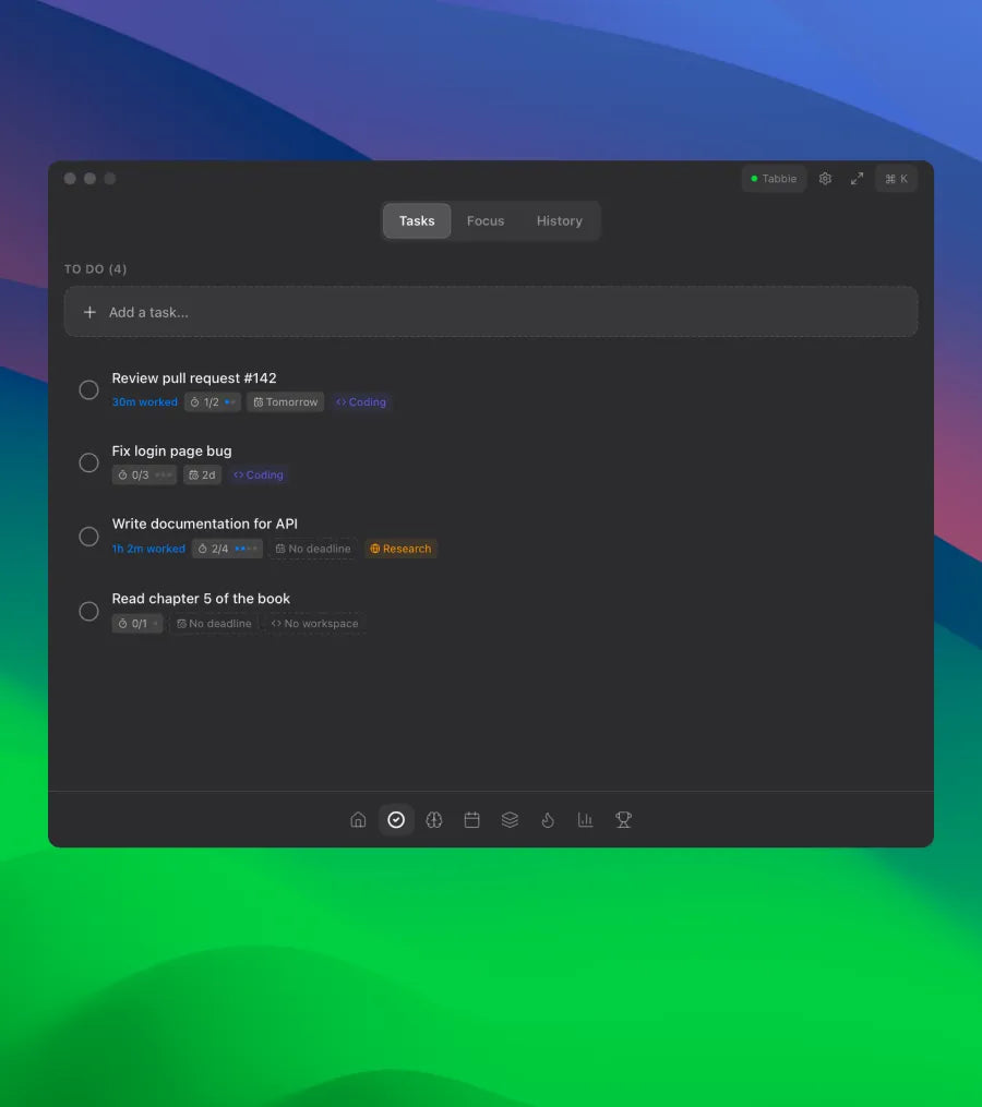 Tasks
